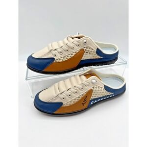 BLS.ECKE  AIP Slip On Shoes Brand New, Women's Size 10.5 Navy/Brown/Beige